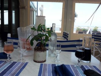 Abendstimmung in La Franqui: Essen im La Golf